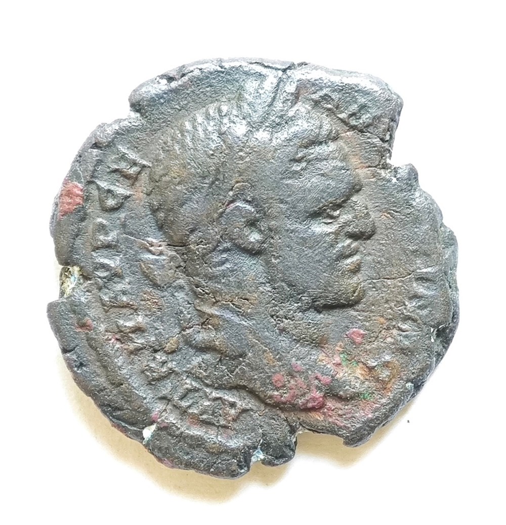 Caracalla AE17, Trajanopolis kunst antiquitaten caracalla ae17 trajanopolis