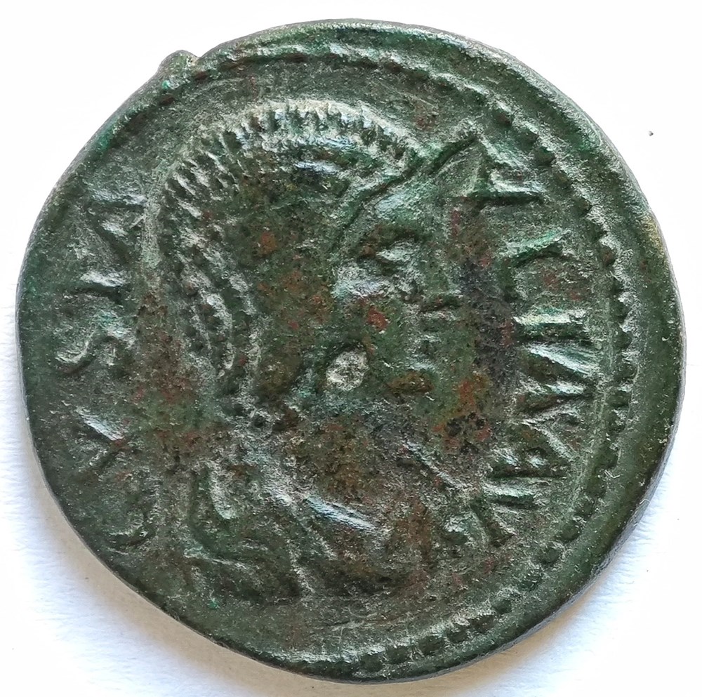 Julia Domna AE22, Stobi kunst antiquitaten julia domna ae22 stobi