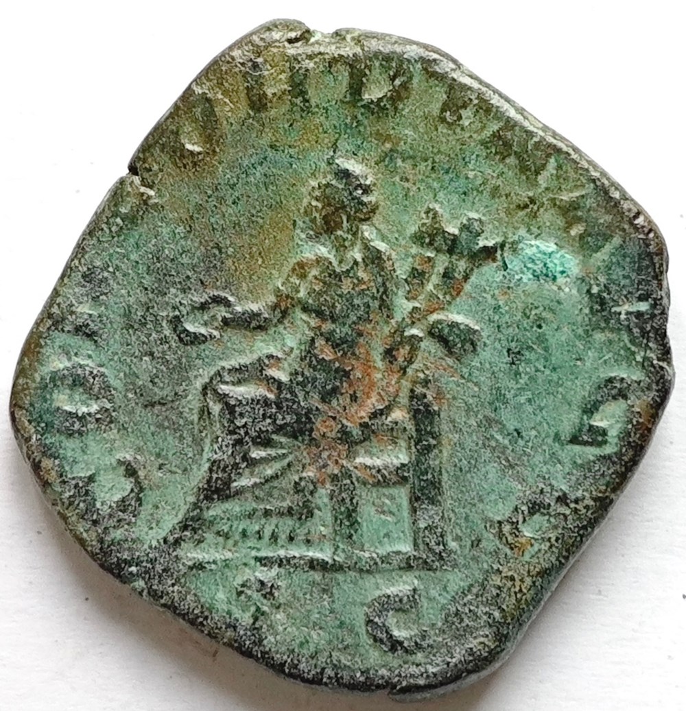 Volusianus Sestertius kunst antiquitaten volusianus sestertius