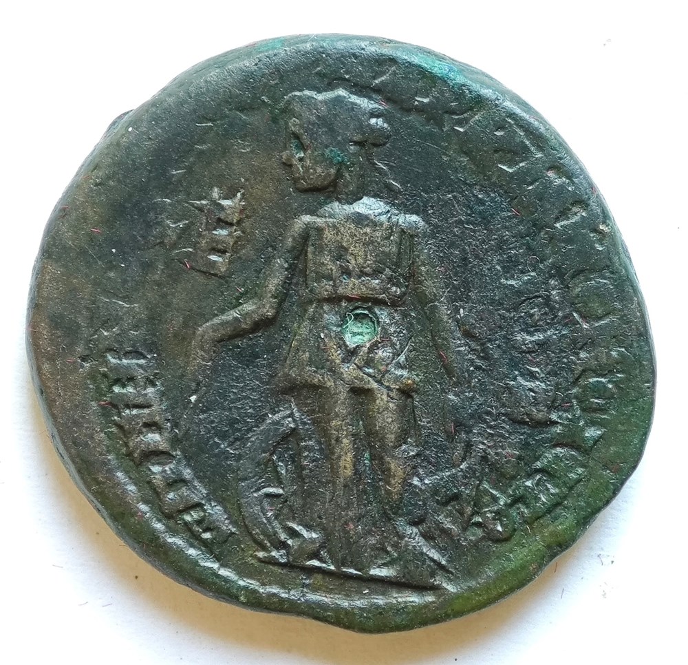 kunst antiquitaten gordianus iii and serapis ae27 marcianopolis