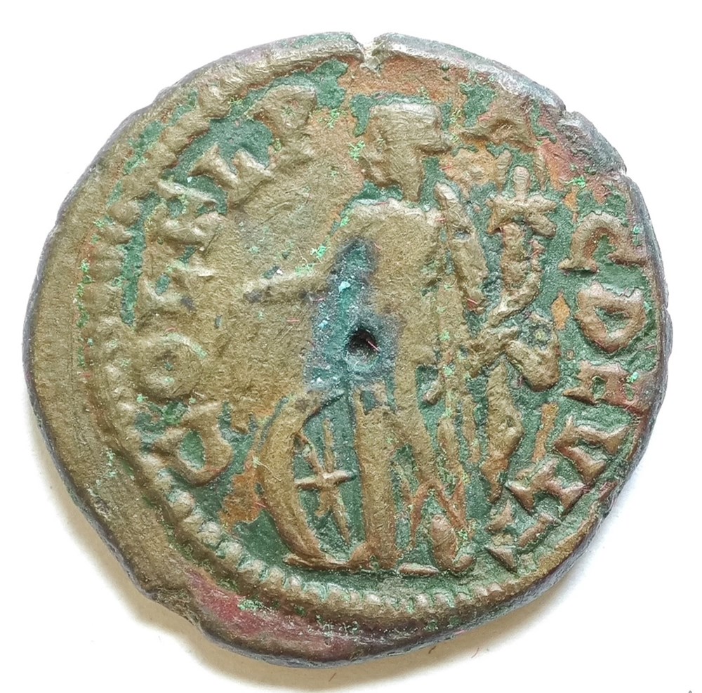 Gordianus III AE23, Deultum kunst antiquitaten gordianus iii ae23 deultum