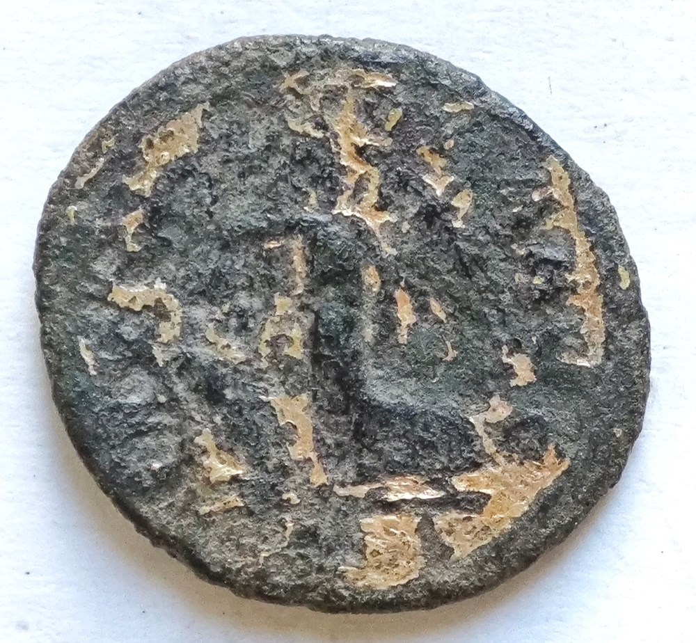 Aurelian Denar vergoldet kunst antiquitaten aurelian denar vergoldet