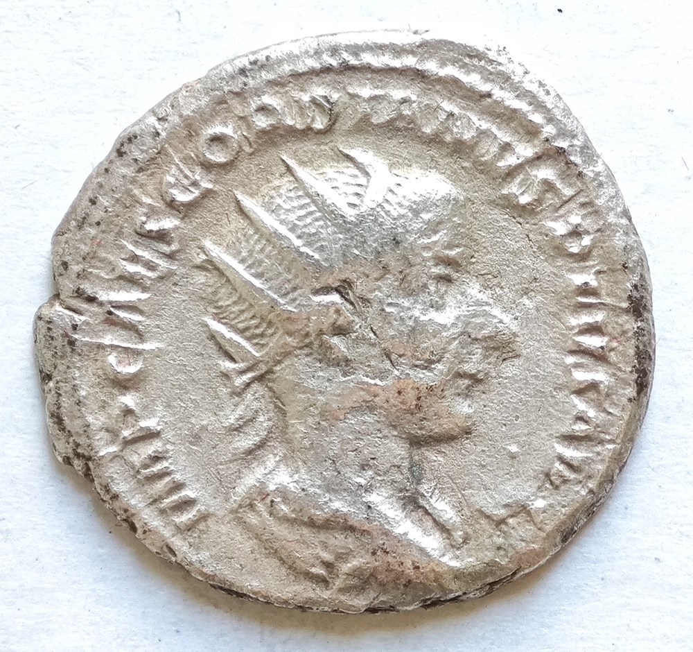 Gordianus III Antoninian alte dokumente gordianus iii antoninian