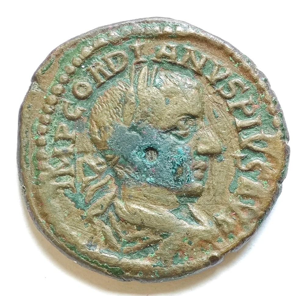 Gordianus III AE23, Deultum kunst antiquitaten gordianus iii ae23 deultum