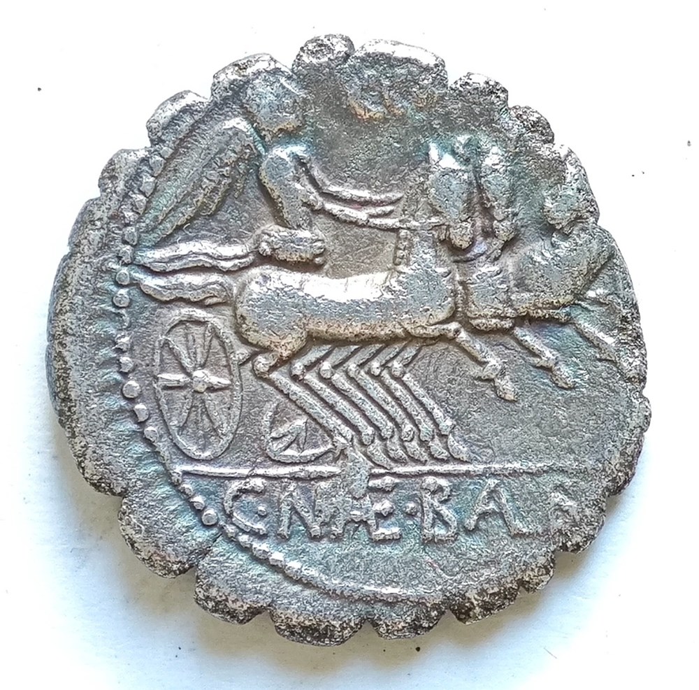 C.NAE BALB (C. Naevius Balbus), Serratus, 79, Rom kunst antiquitaten c nae balb c naevius balbus serratus 79 rom