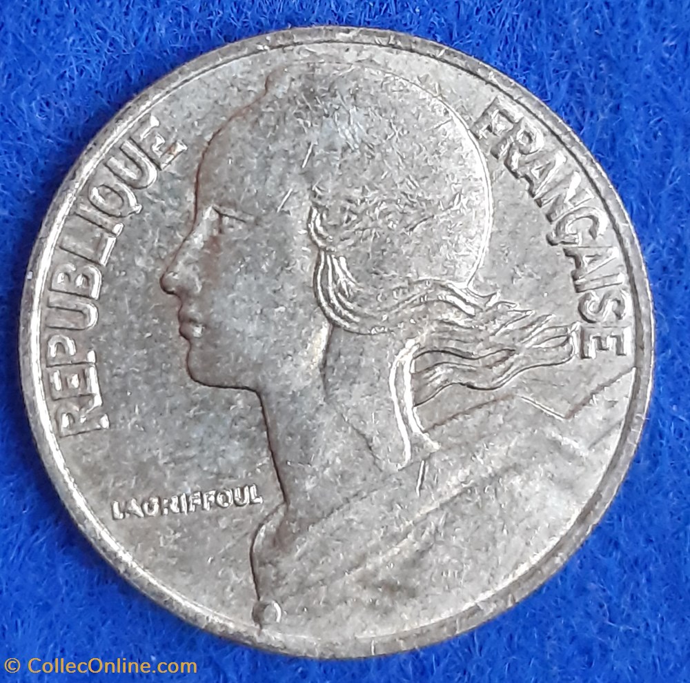 1996 - 5 centimes monnaies monde france 1996 5 centimes
