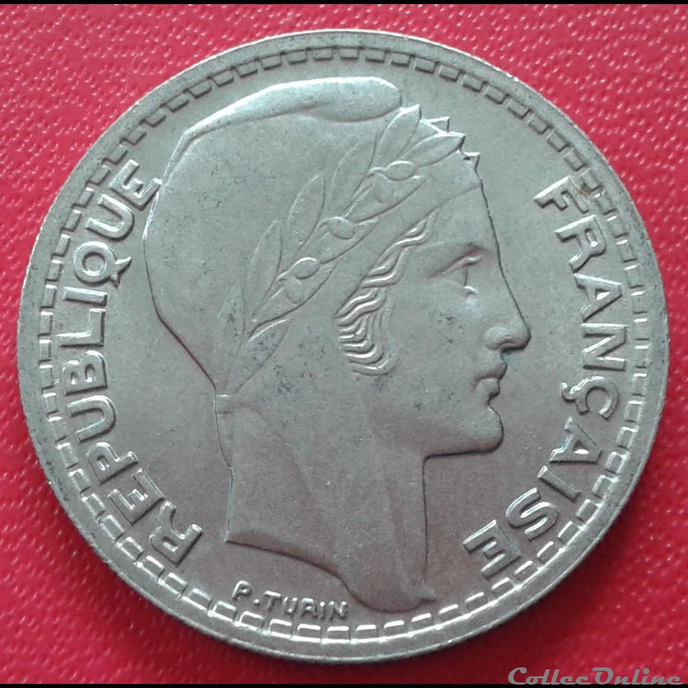 1947 - 10 francs - Grosse tête monnaies monde france 1947 10 francs grosse tete