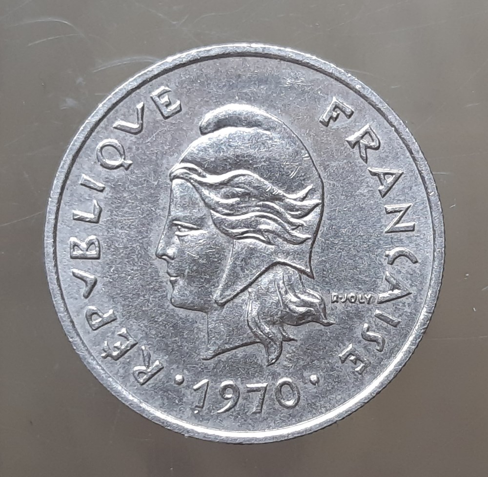 monnaies colonies francaises vanuatu nouvelles hebrides 10 francs 1970