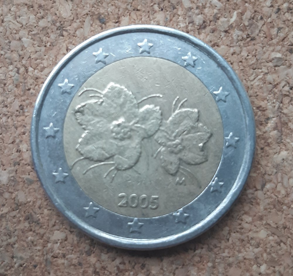 Finlande - 2 euros 2005 - surplus métal monnaies finlande 2 euros 2005 surplus metal