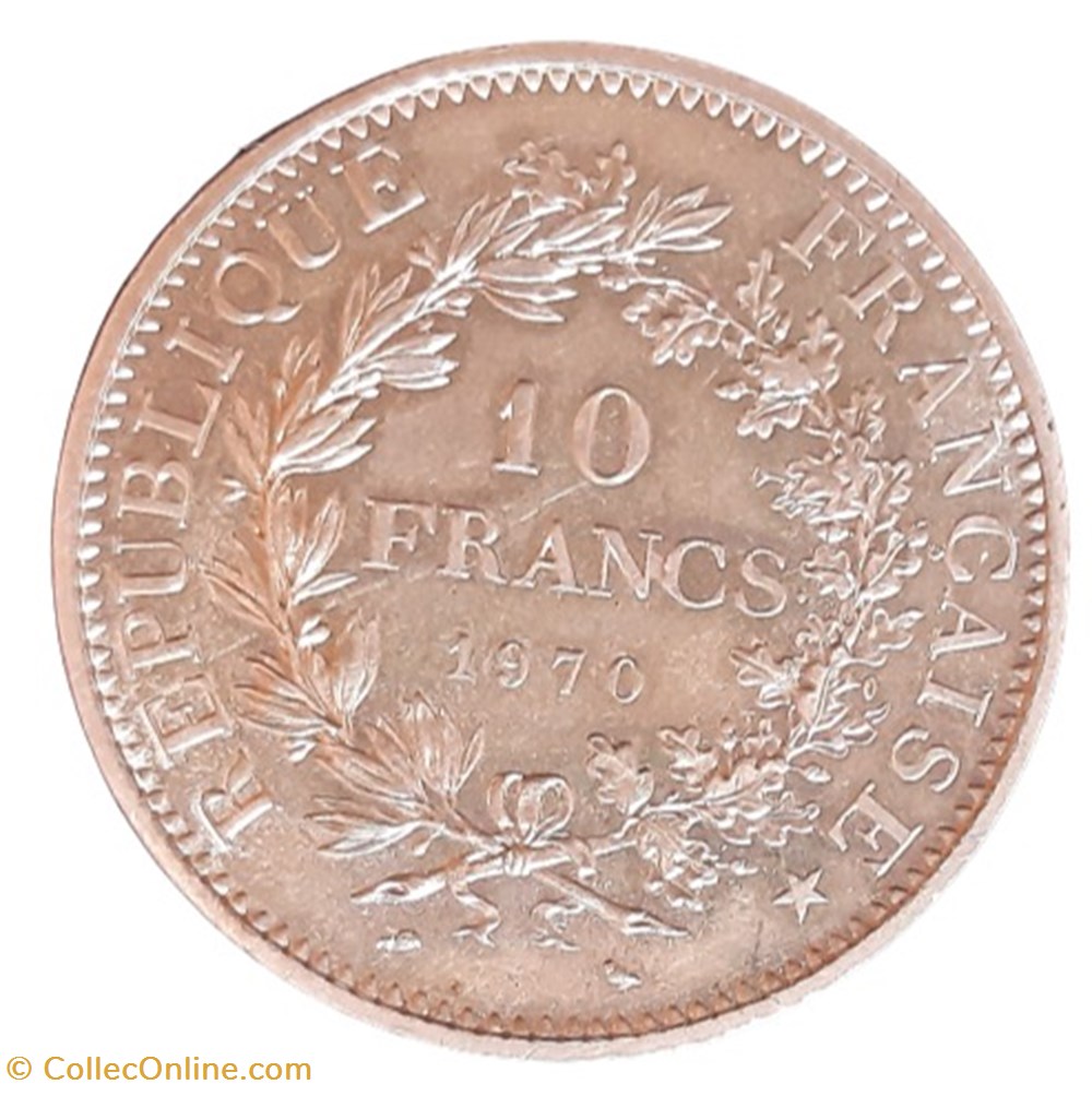 1970 - 10 francs monnaies monde france 1970 10 francs