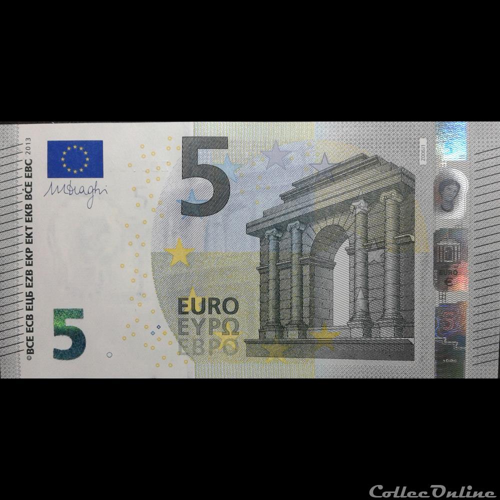billet euro belgique 5 900009