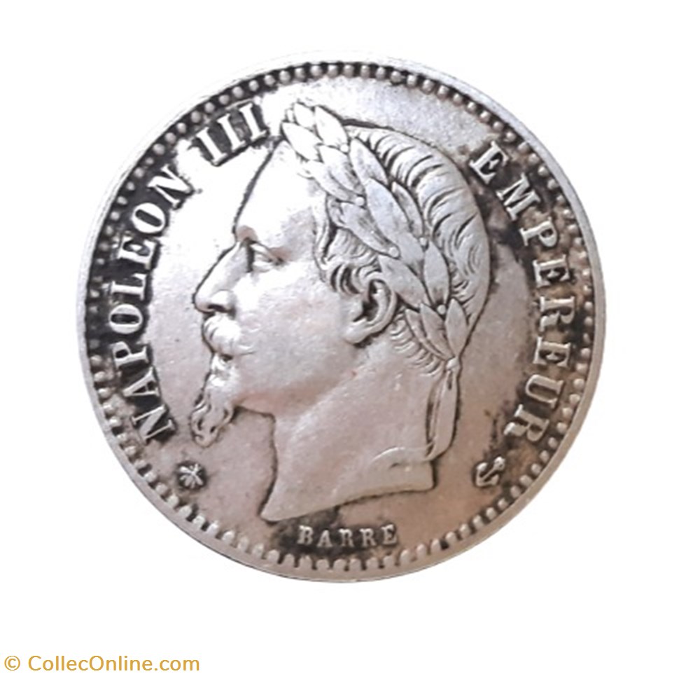 1867 A - 50 centimes monnaies monde france 1867 a 50 centimes