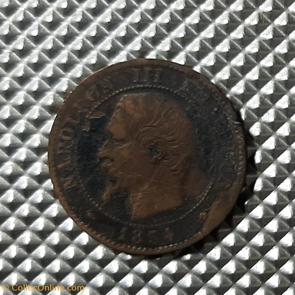 1854 BB - 2 centimes monnaie france a moderne 1854 bb 2 centimes
