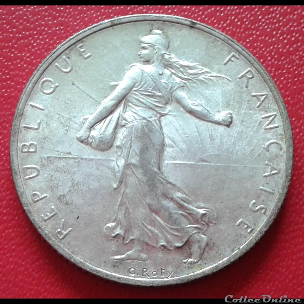 1919 - 2 francs monnaies monde france 1919 2 francs