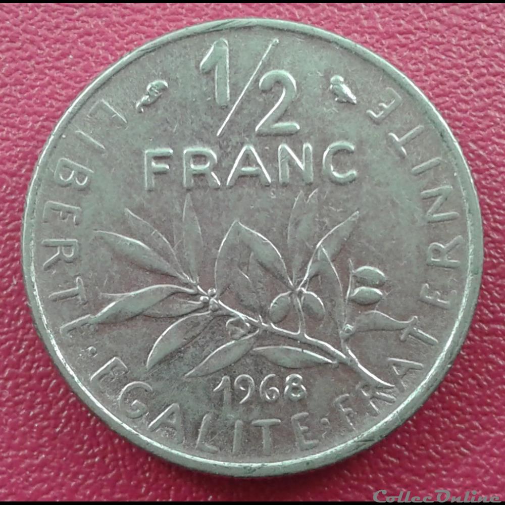 1968 - 50 centimes monnaies monde france 1968 50 centimes