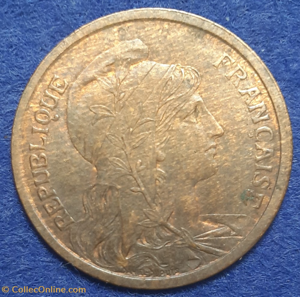 1899 - 2 centimes monnaies monde france 1899 2 centimes