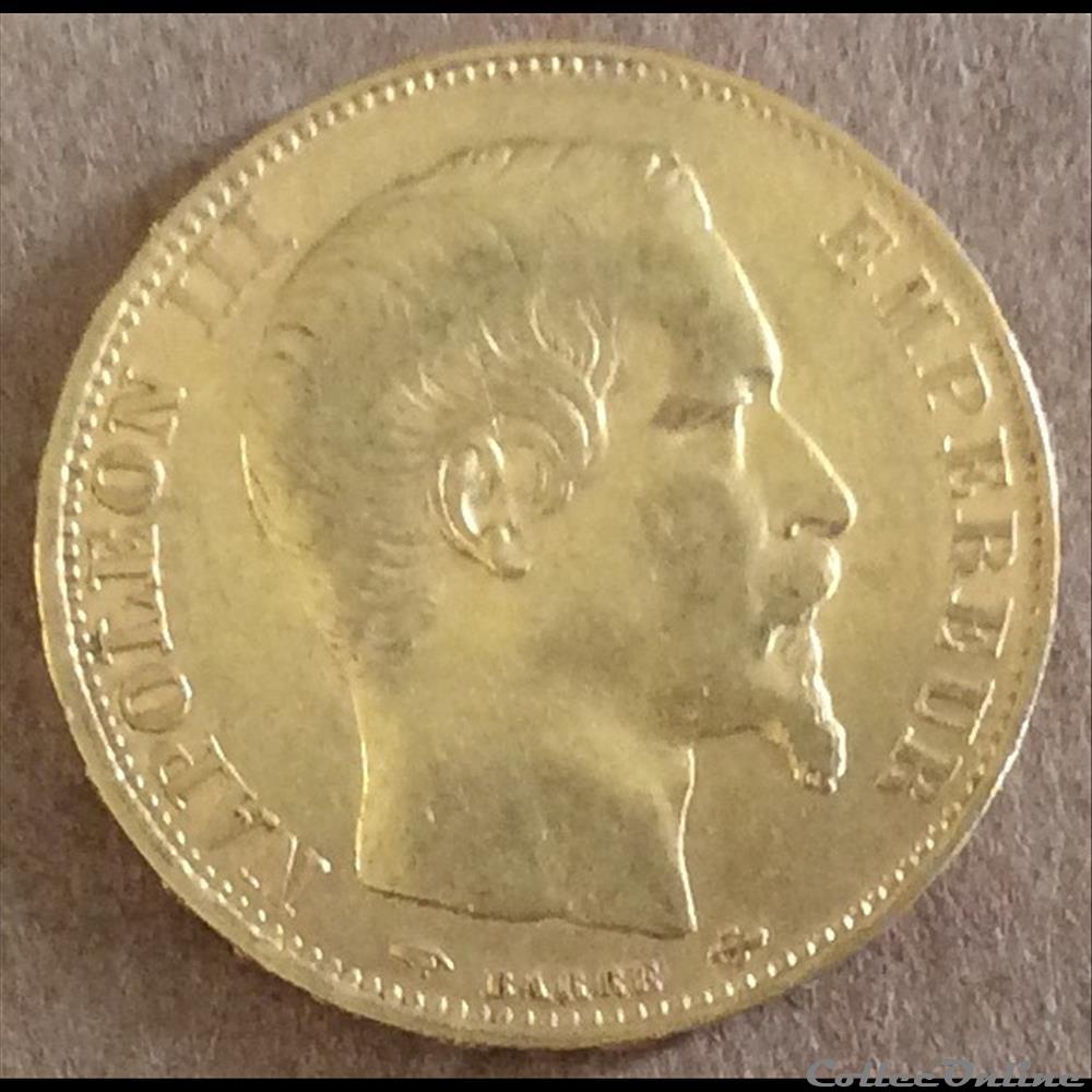 monnaies france modernes 1856 a 20 francs or