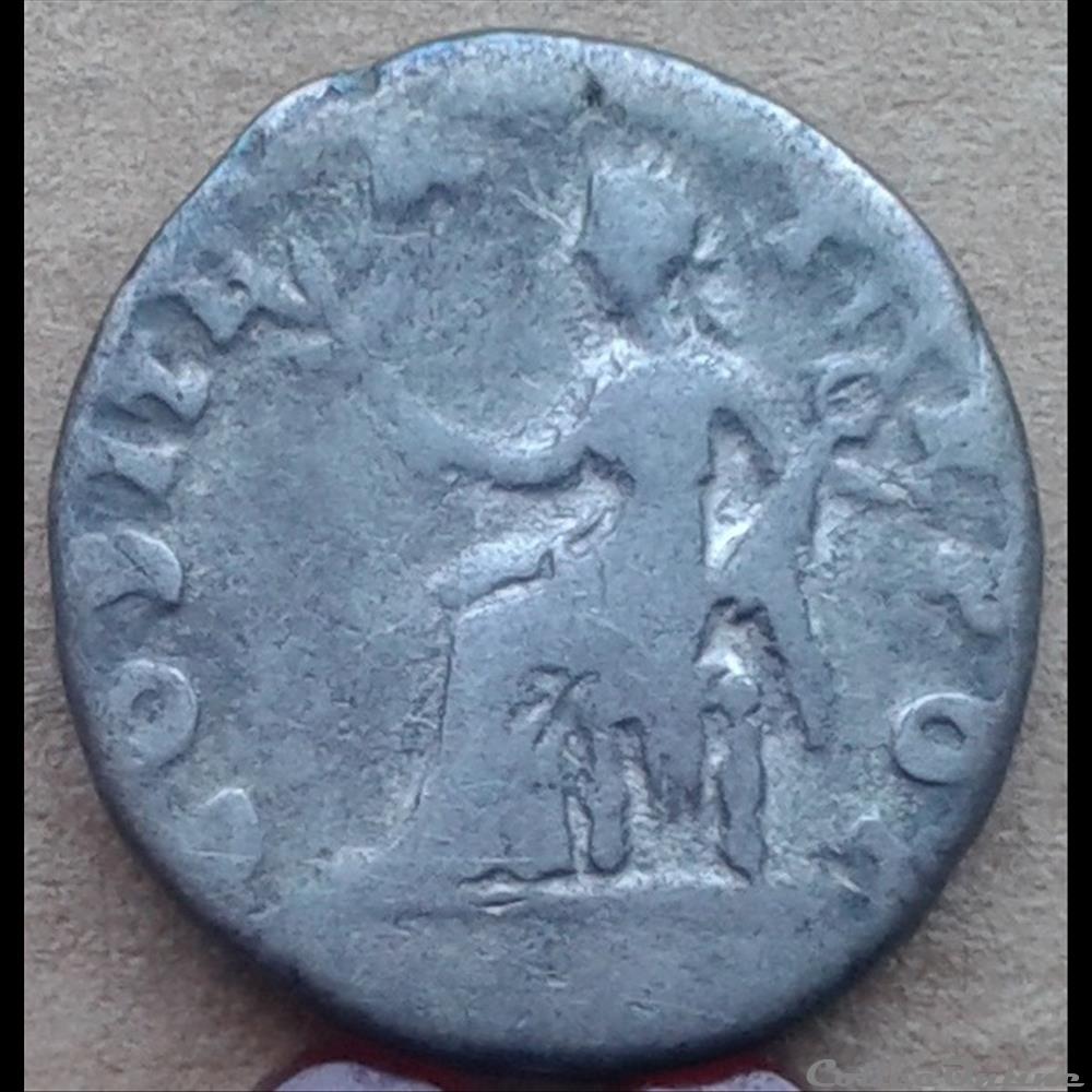 Vespasien - denier - cositer tr pot monnaie antique romaine vespasien denier cositer tr pot