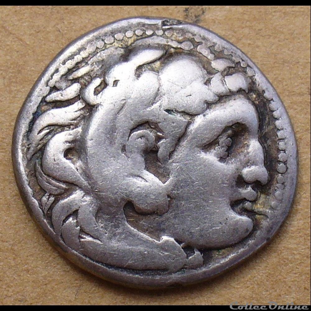 Alexandre le Grand - Drachme monnaies antiques av jc ap grecques alexandre le grand drachme