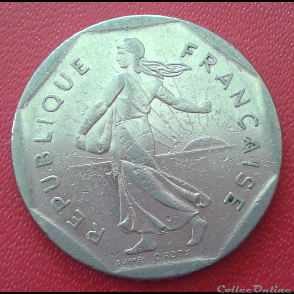 1983 - 2 francs monnaies monde france 1983 2 francs