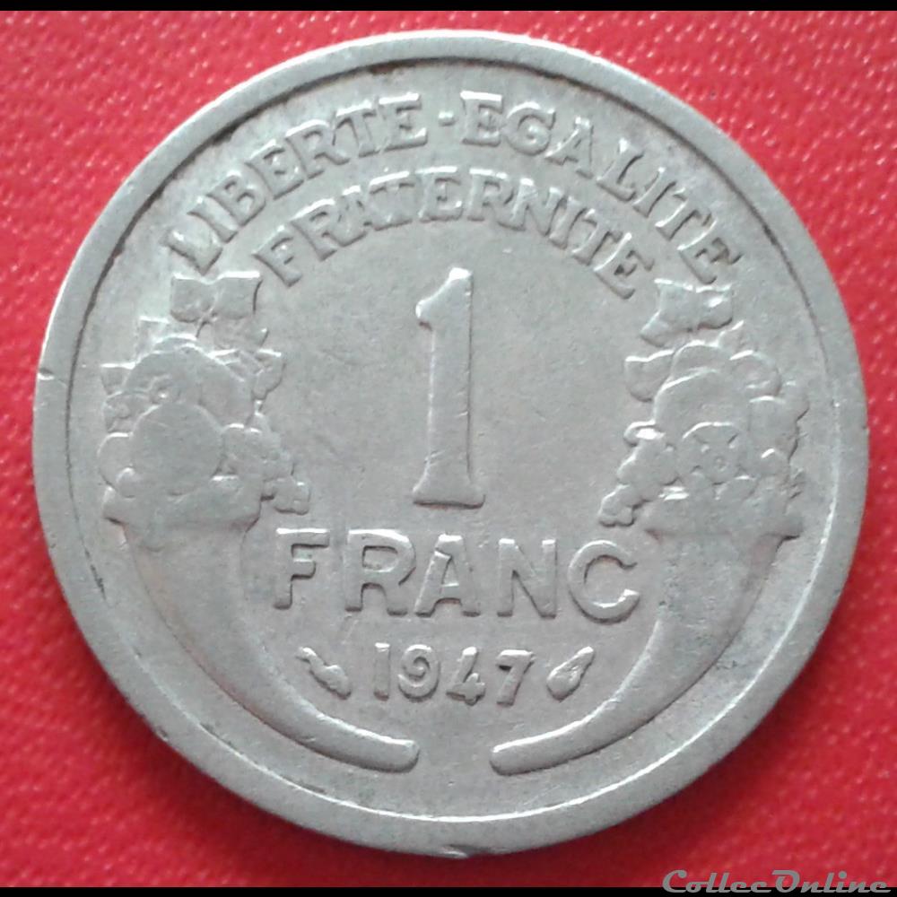 1947 - 1 franc monnaies france modernes 1947 1 franc