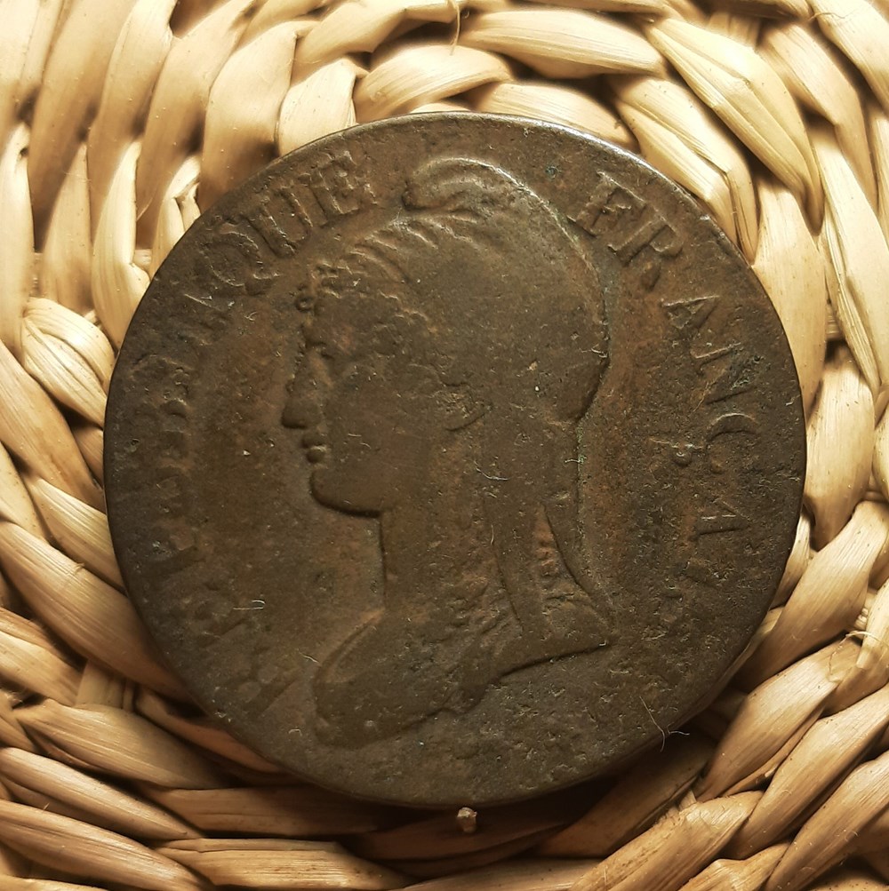 AN 8 A - 5 centimes monnaies monde france an 8 a 5 centimes