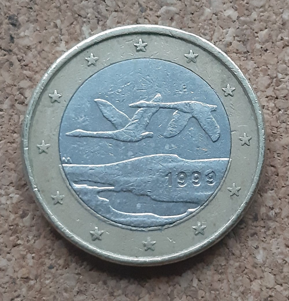 Finlande - 1 euro 1999 - surplus métal monnaies euros finlande 1 euro 1999 surplus metal