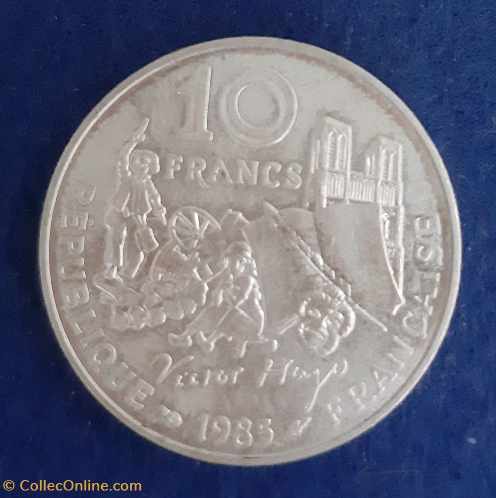 1985 - 10 francs commémorative monnaies monde france 1985 10 francs commemorative