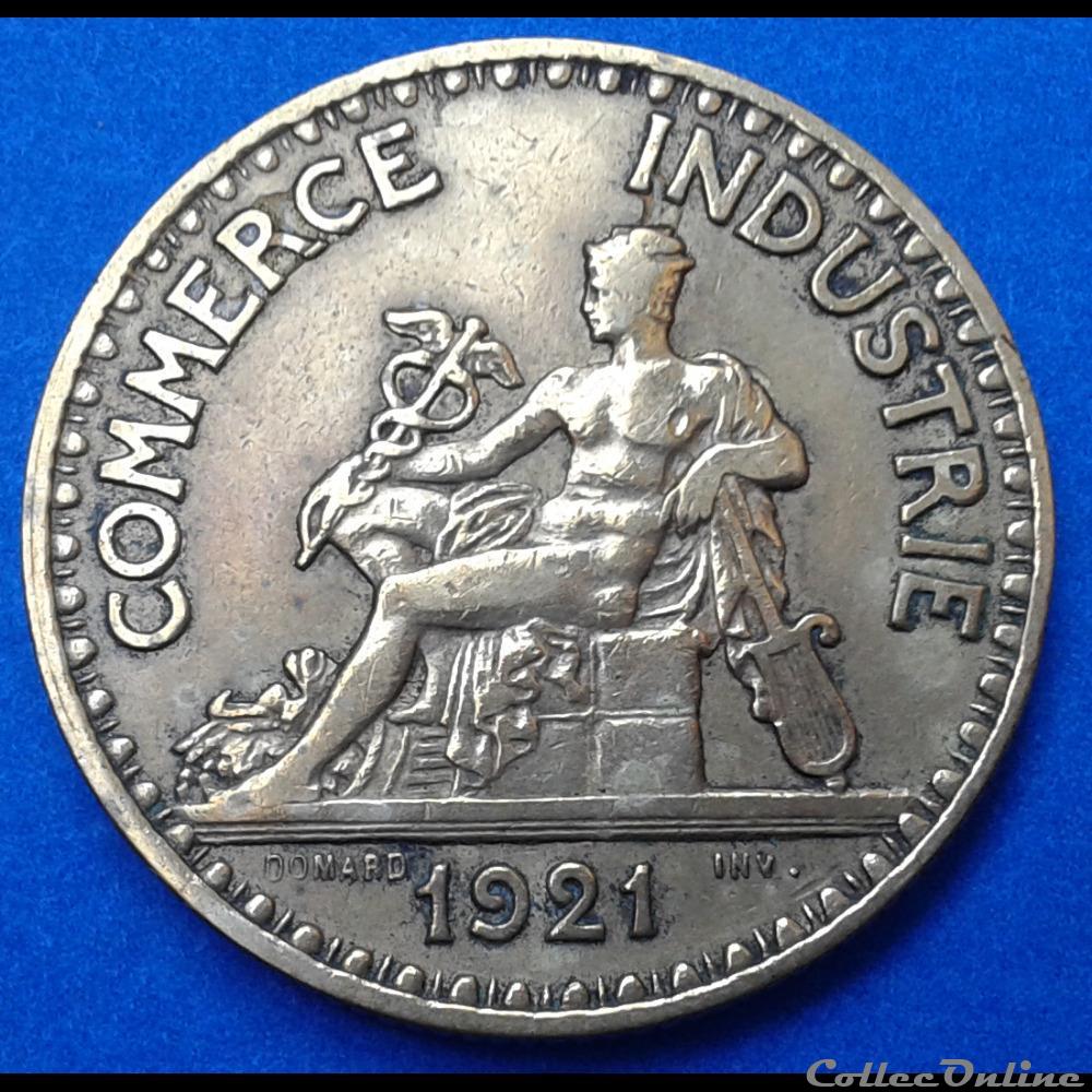 2F 1921 - DOMARD INV. - DO faible monnaie france moderne 2f 1921 domard inv do faible