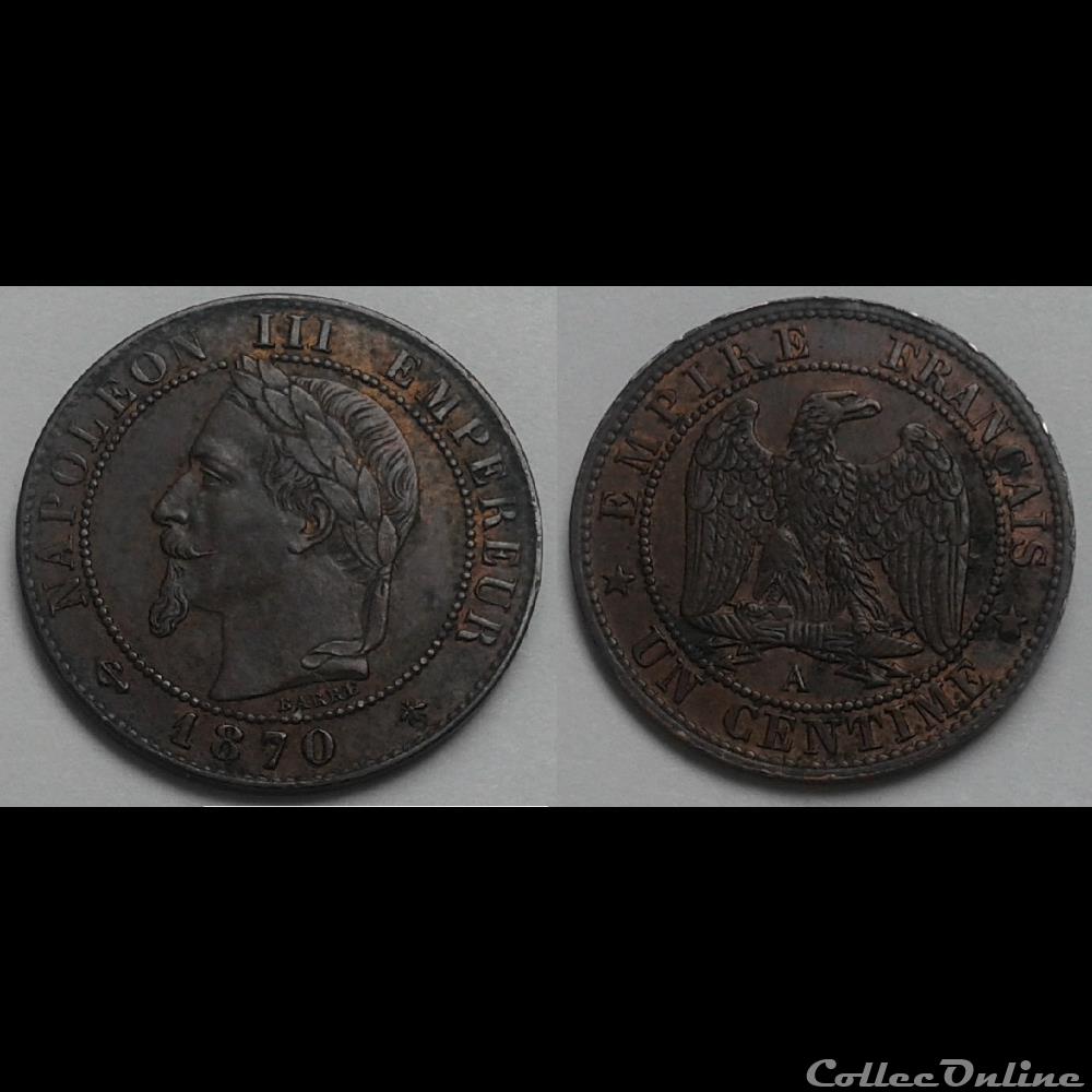 monnaies france modernes 1870 a 1 centime