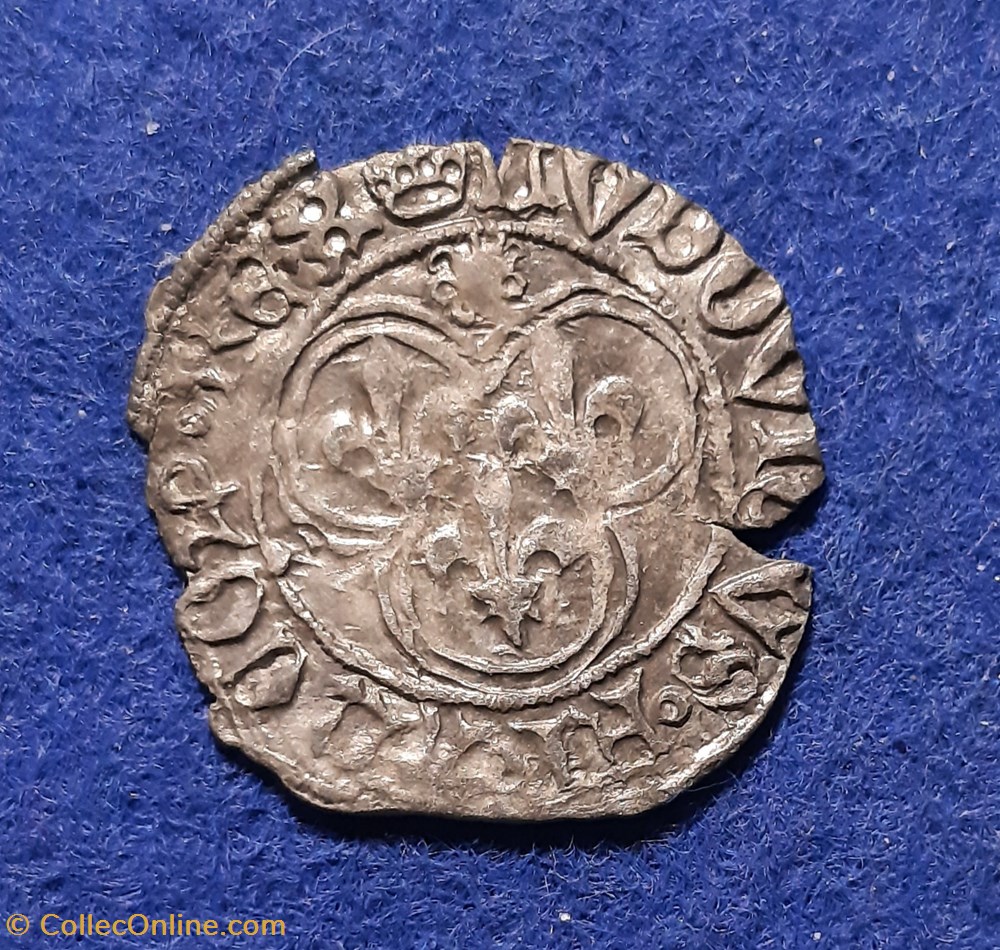 monnaies europe medievale france royales 1461 1843 petit blanc au soleil