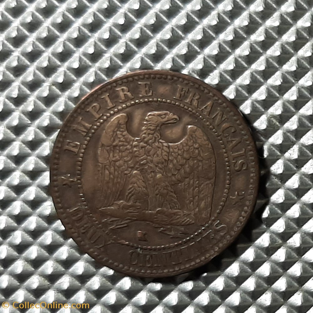 1856 K - 2 centimes monnaie france a moderne 1856 k 2 centimes