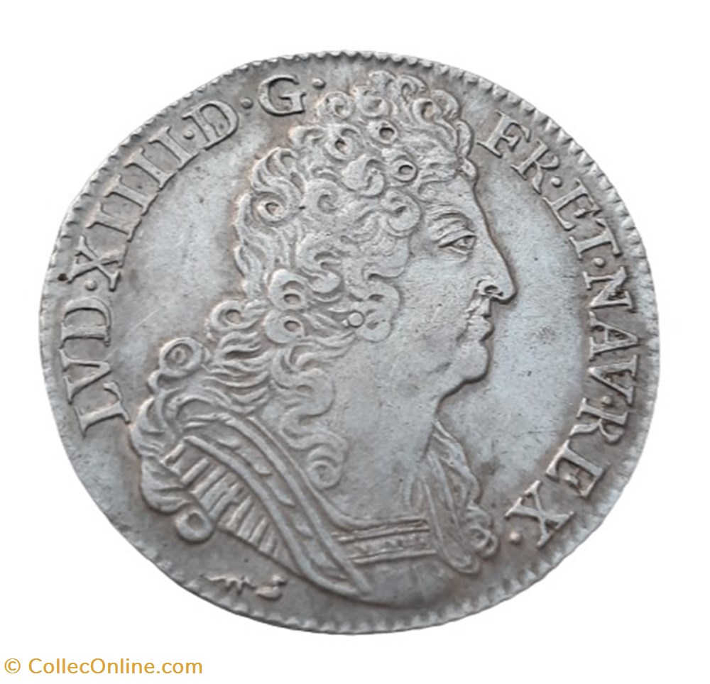 1711 - 1/4 Ecu aux 3 couronnes monnaies europe medievale france royales 1711 1 4 ecu aux 3 couronnes