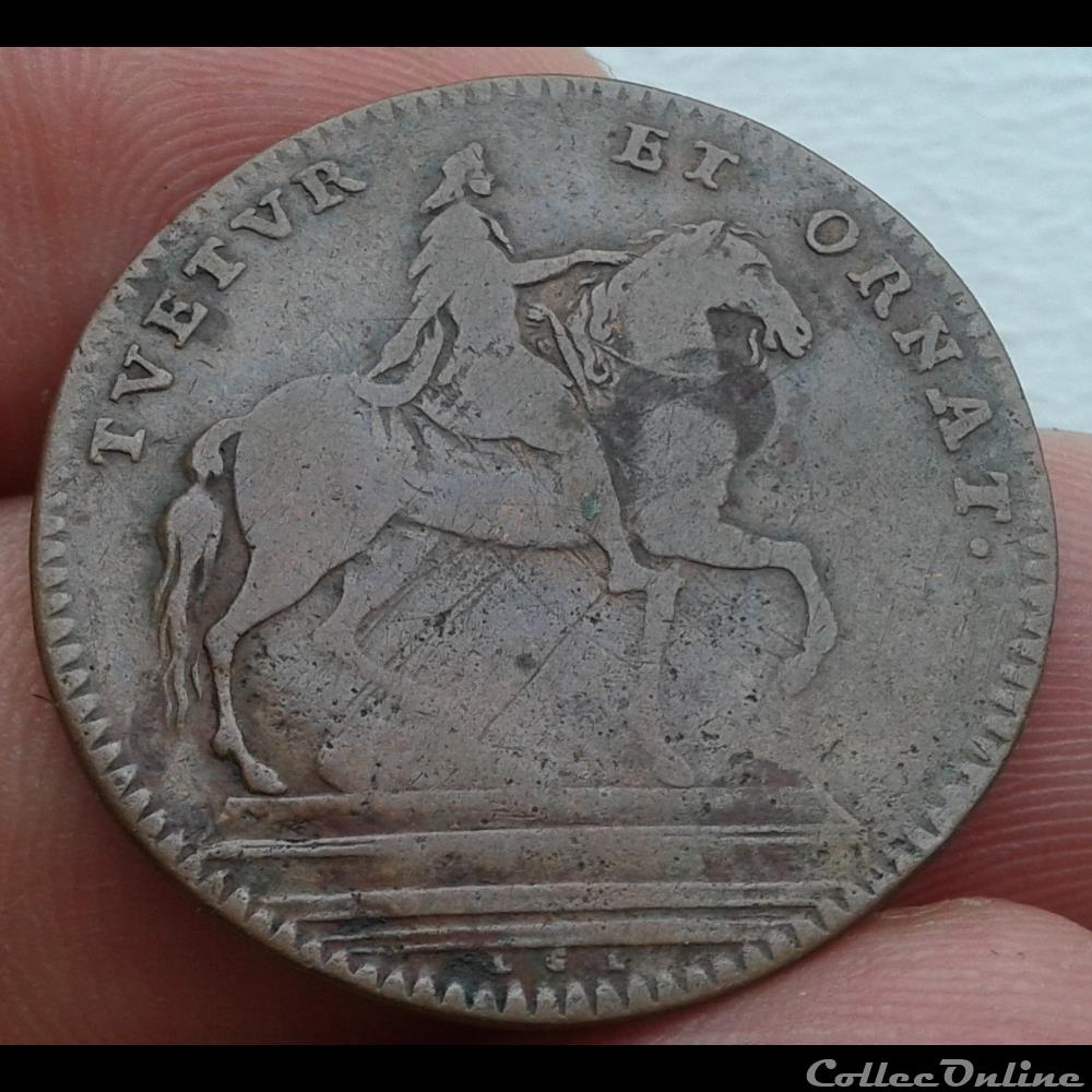Jeton - Louis XIV - Paris monnaies jetons mereaux jeton louis xiv paris