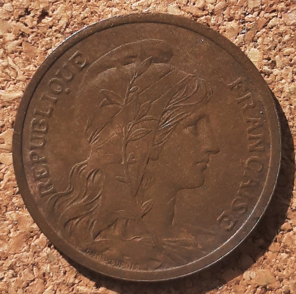 1902 - 2 centimes monnaies monde france 1902 2 centimes