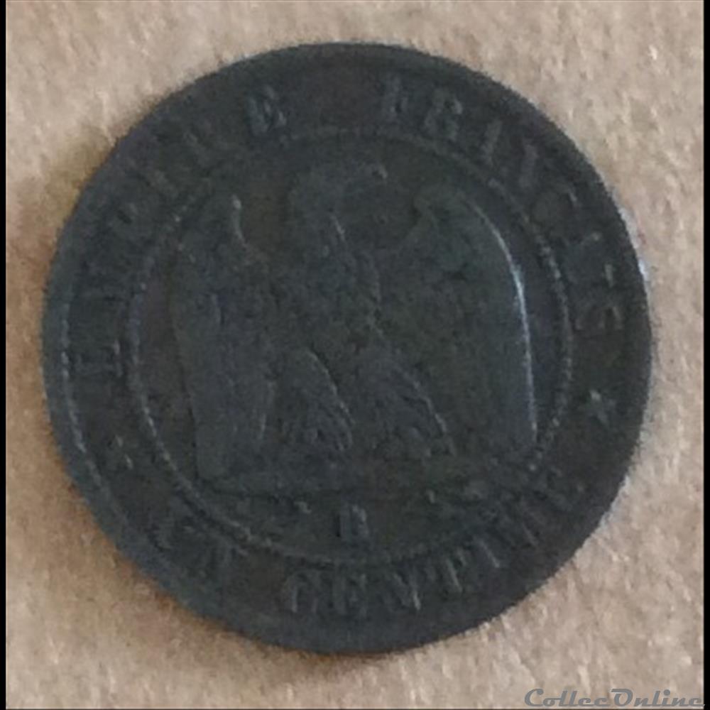 1854 - 1 centime monnaies monde france 1854 1 centime