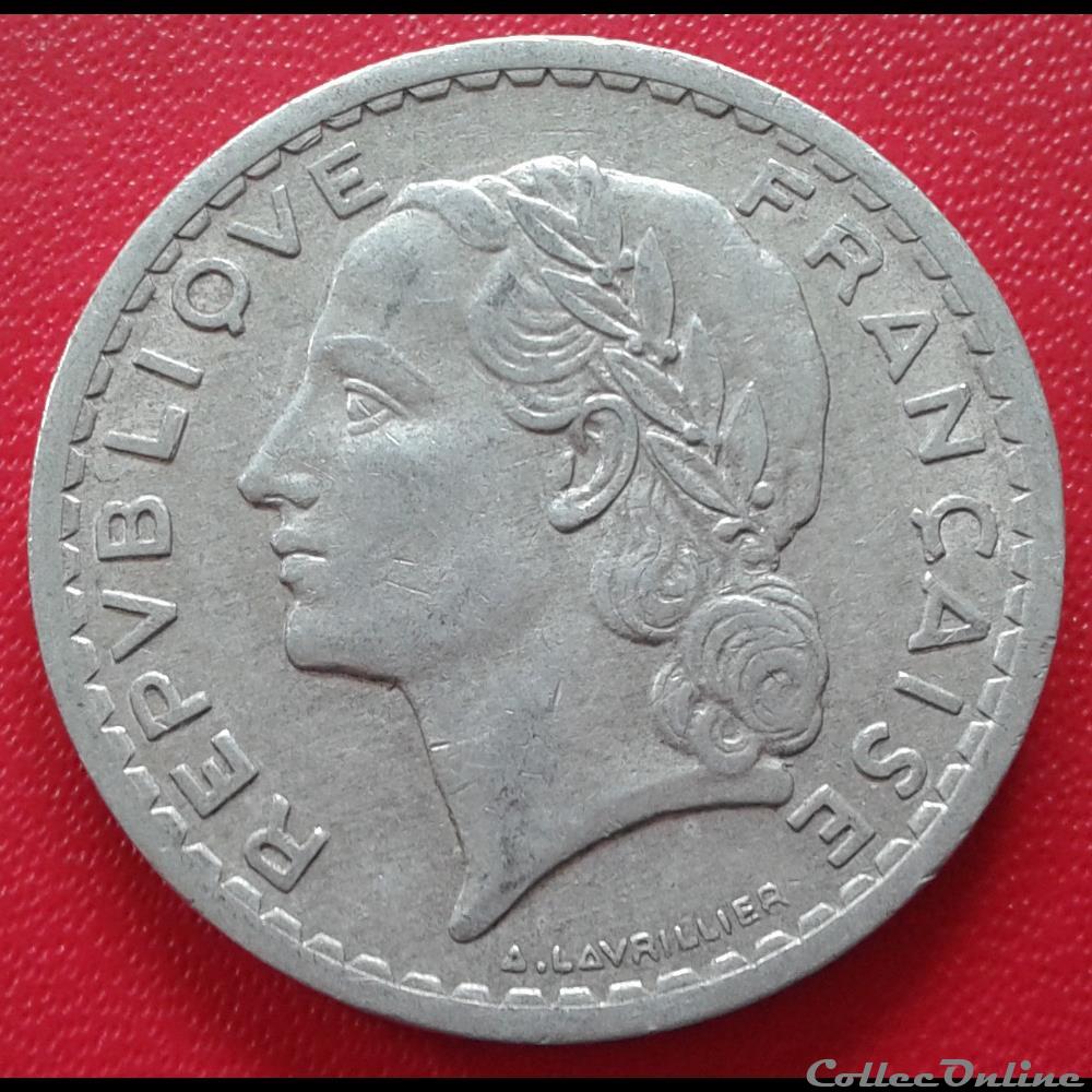 1945 - 5 francs - ALU monnaies monde france 1945 5 francs alu