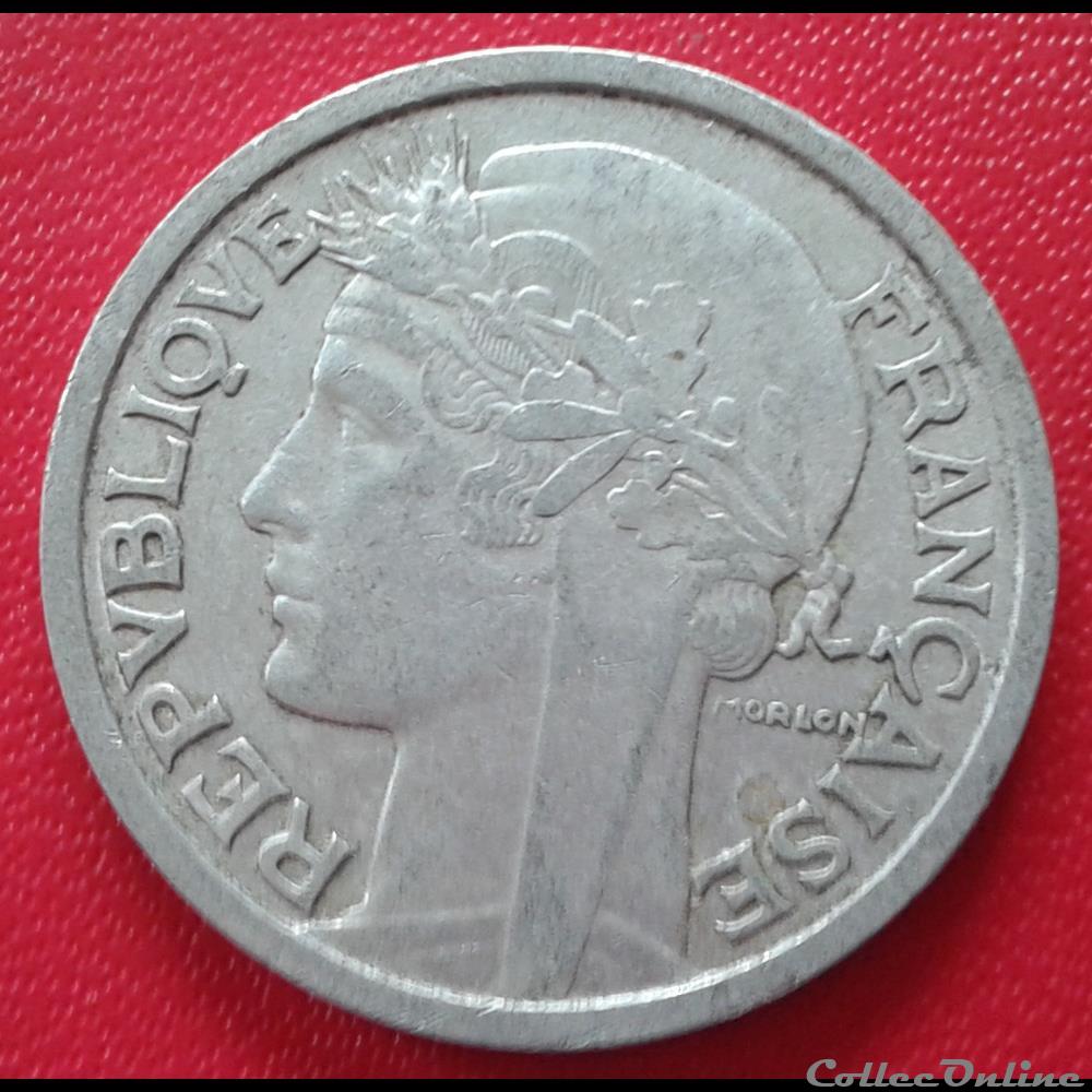 1948 B - 2 francs monnaies monde france 1948 b 2 francs