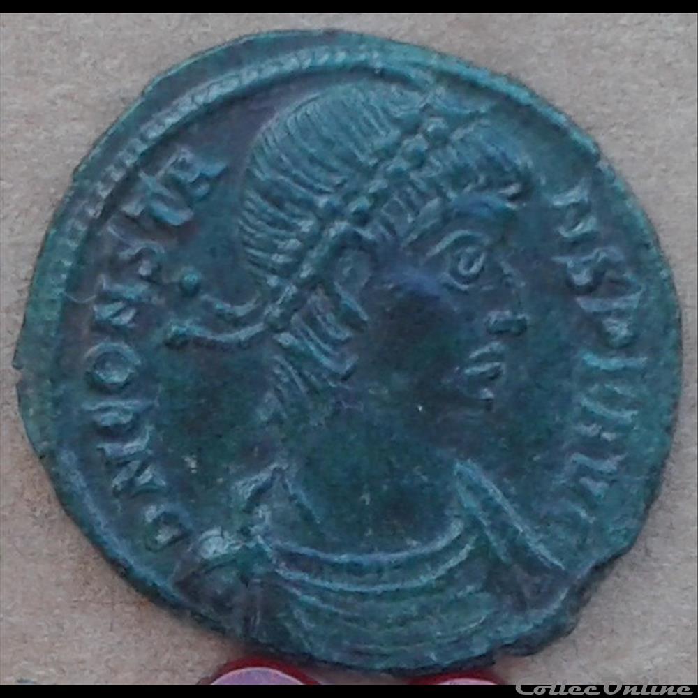 306/364 - LES CONSTANTINIENS - Constans - nummus monnaies antiques av jc ap romaines republicaines imperiales 306 364 les constantiniens constans nummus