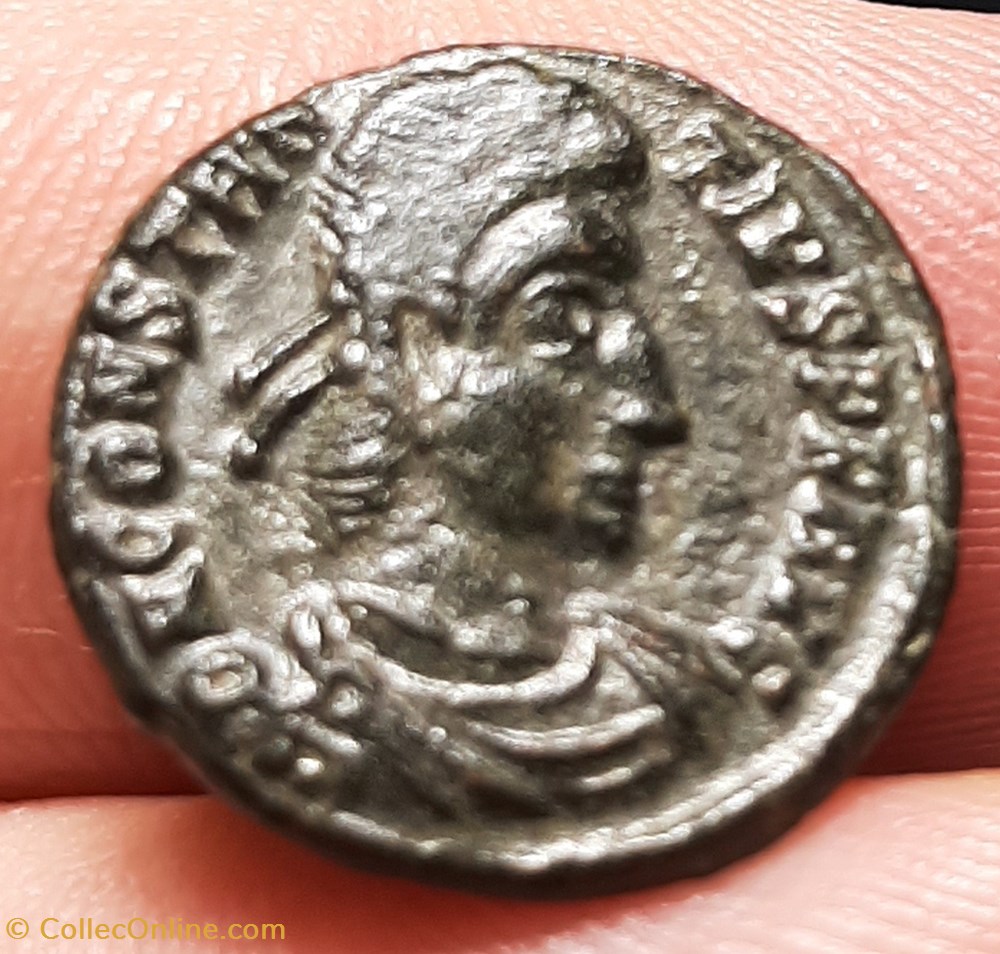 monnaies antiques av jc ap romaines republicaines imperiales 306 364 les constantiniens constance ii maiorina reduite