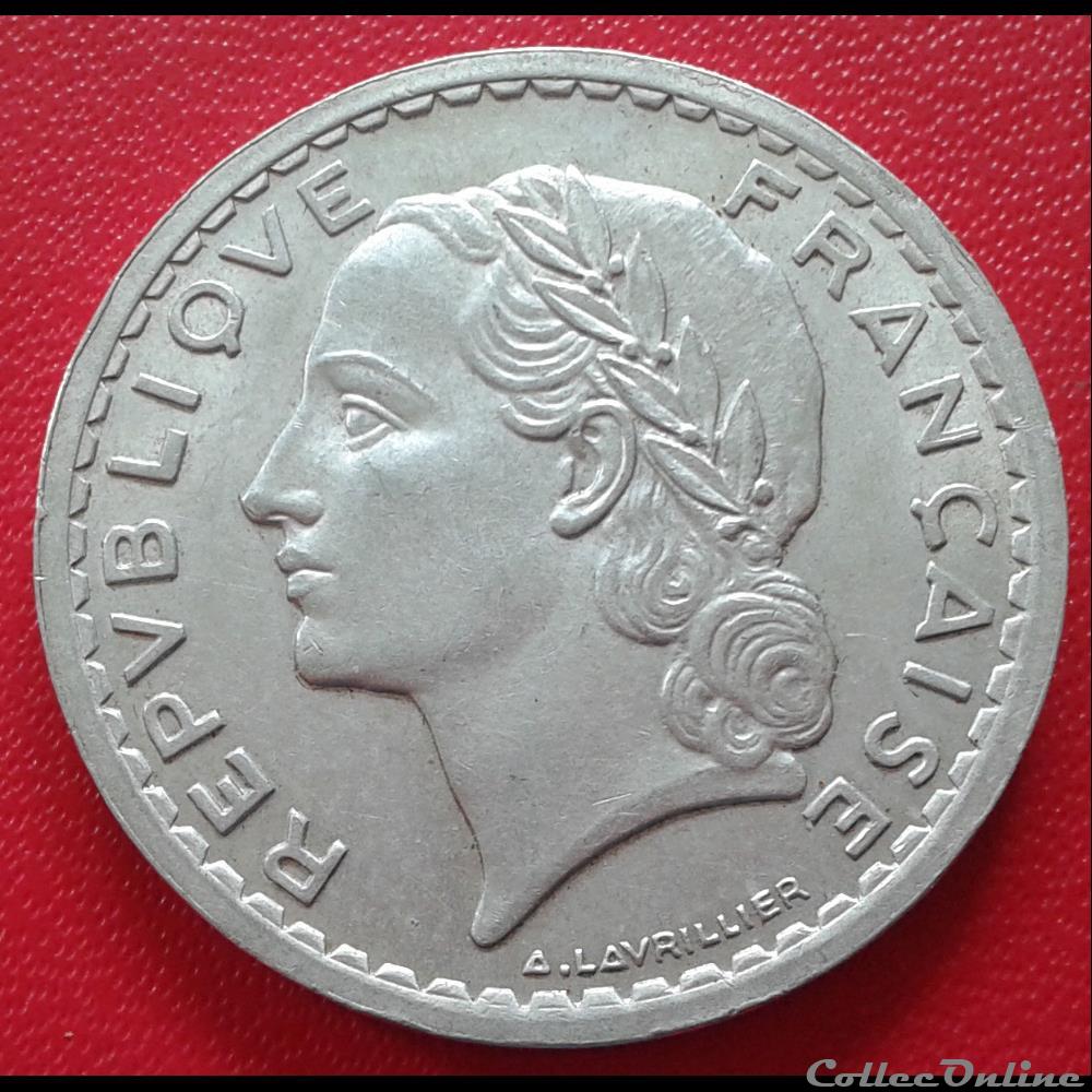 1946 - 5 francs - ALU monnaies monde france 1946 5 francs alu