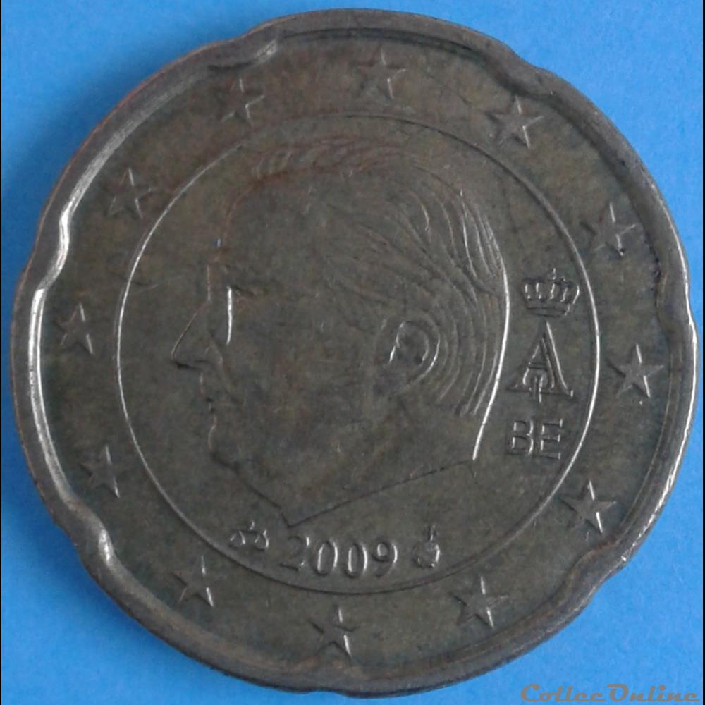 monnaie euro belgique 2009 20 cents