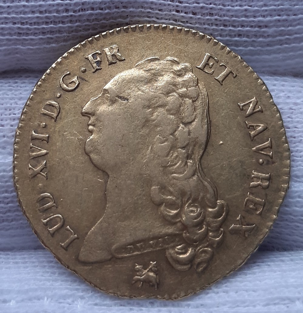 monnaies europe medievale a france royales 1791 double louis or