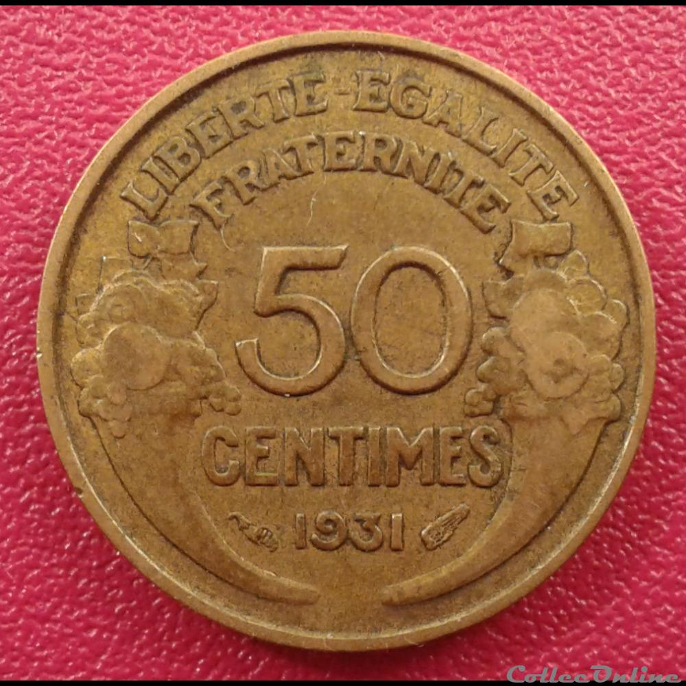1931 - 50 centimes monnaies monde france 1931 50 centimes