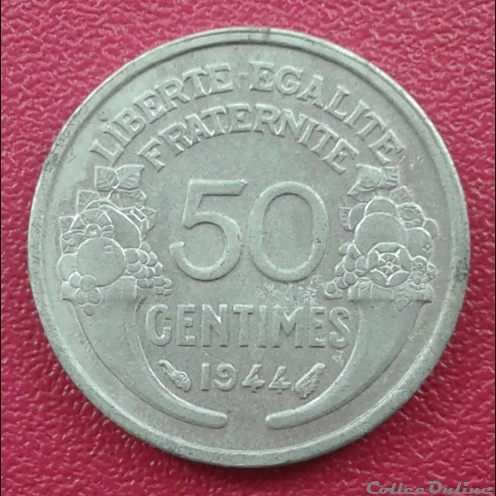 1944 - 50 centimes monnaies monde france 1944 50 centimes