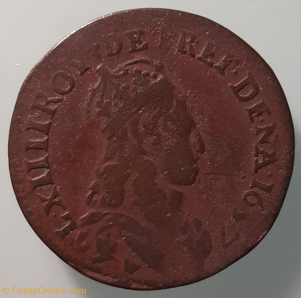 monnaies europe medievale royales 1657 d liard de france