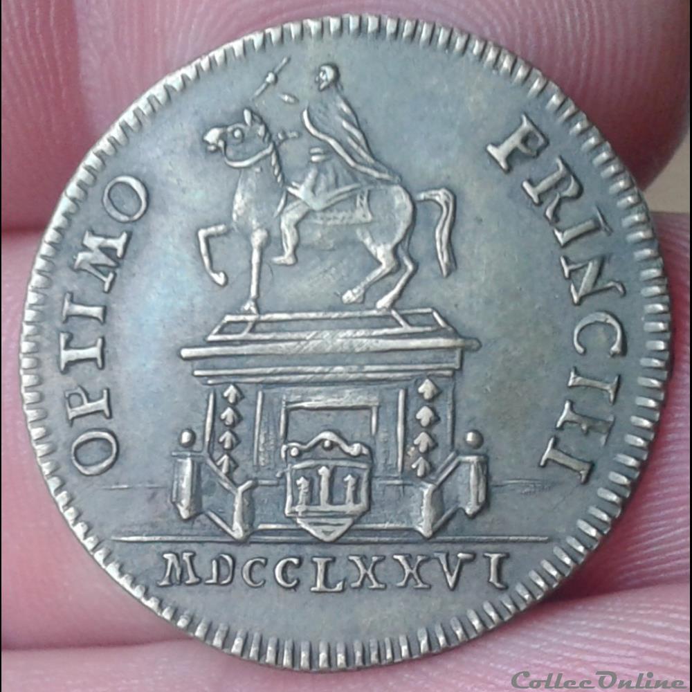 Louis XVI - Jeton 3 monnaie mereaux france louis xvi jeton 3