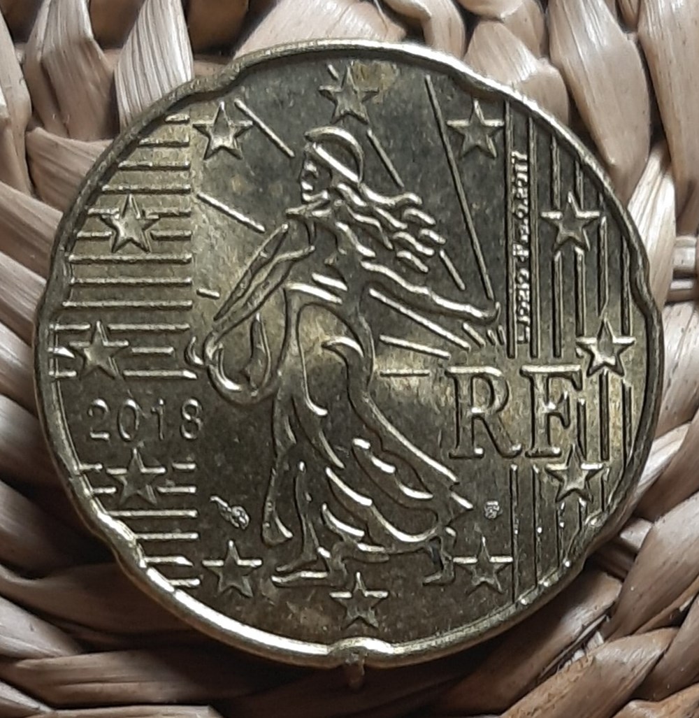 France - 20 cents 2018 monnaies euros france 20 cents 2018