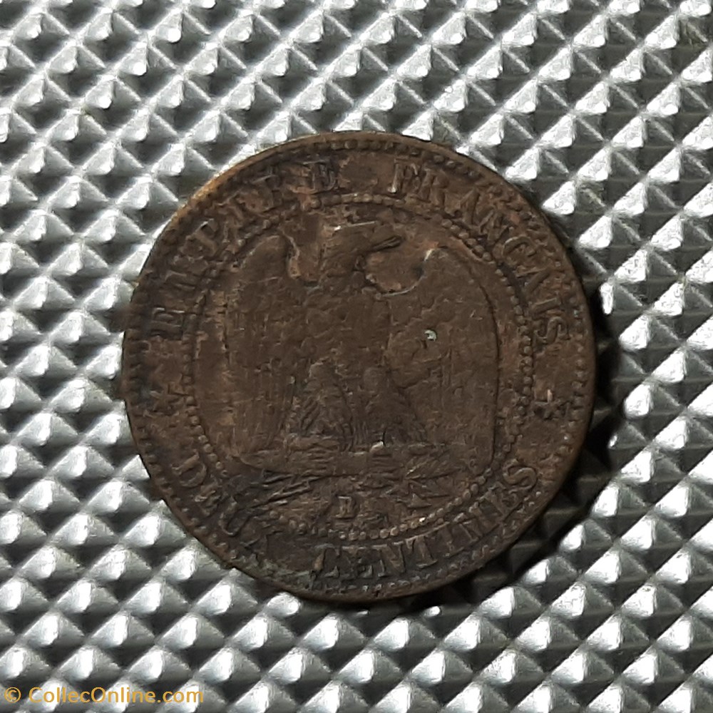 1856 B - 2 centimes monnaie france a moderne 1856 b 2 centimes