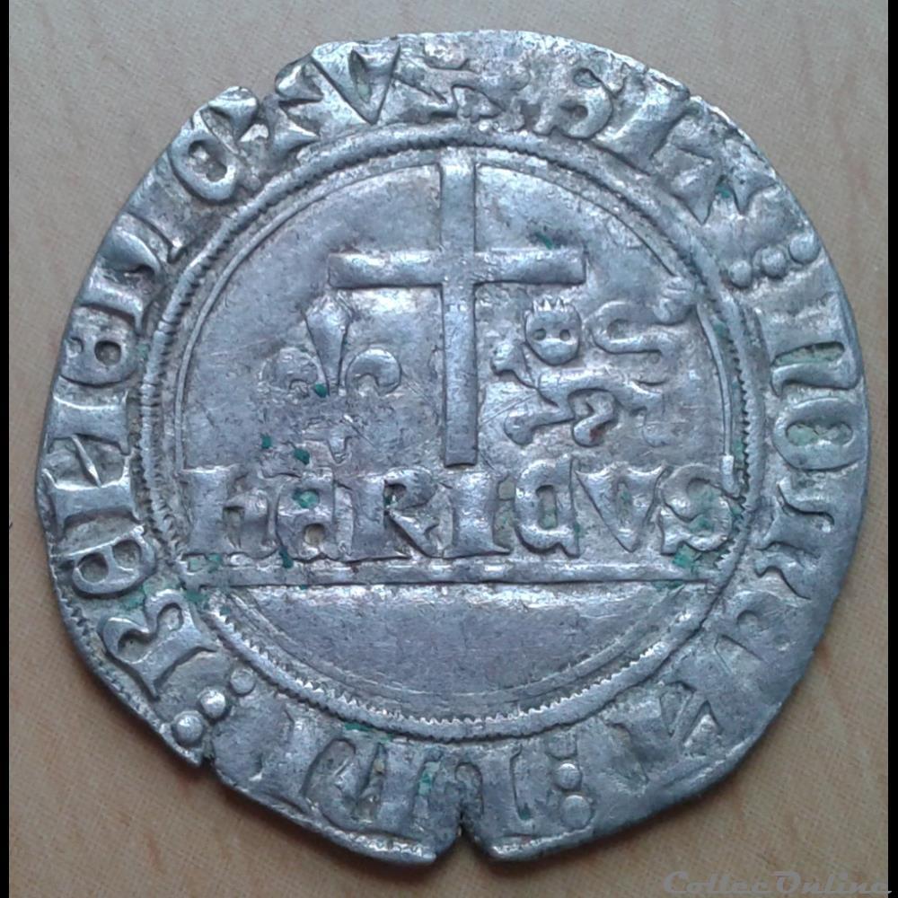 monnaies europe medievale france 1422 henri vi blanc aux ecus